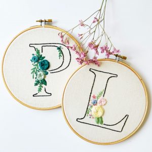 Doe-het-zelf pakket bloemenletter