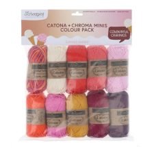 Scheepjes Catona + Chroma Colourpack Summer Sherbet - 10 x 25 gram